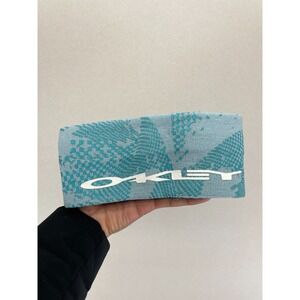 Oakley Unisex Headband Acrylic Gray Blue Lot‎ of 2 Ski Hiking Yoga